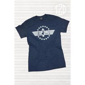 NEW TEES 2 UR DOOR top dad tee shirt in navy